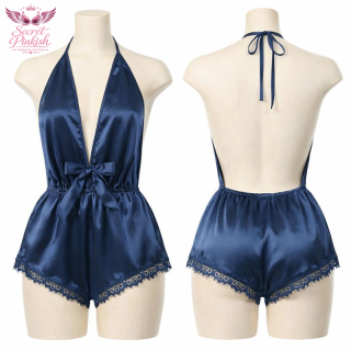 Secret Pinkish Sexy V-Neck Body Suit